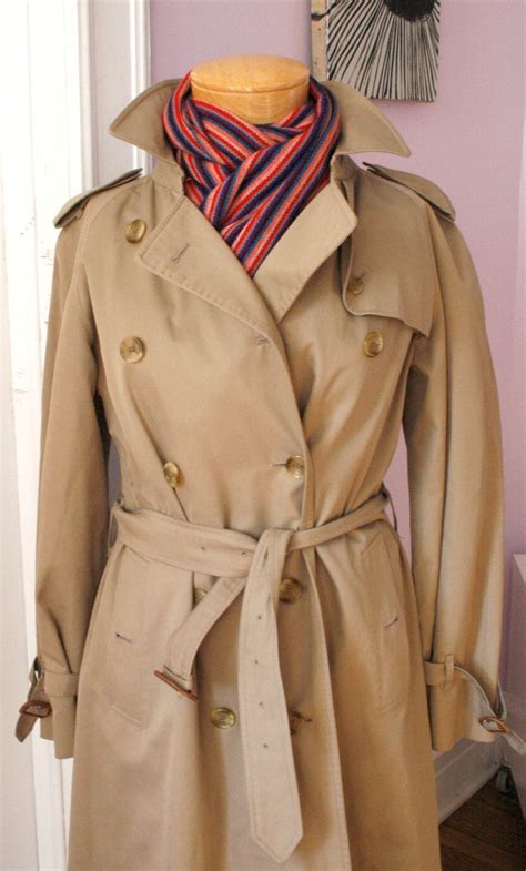 burberry esque vintage coat|vintage burberry coats women's.